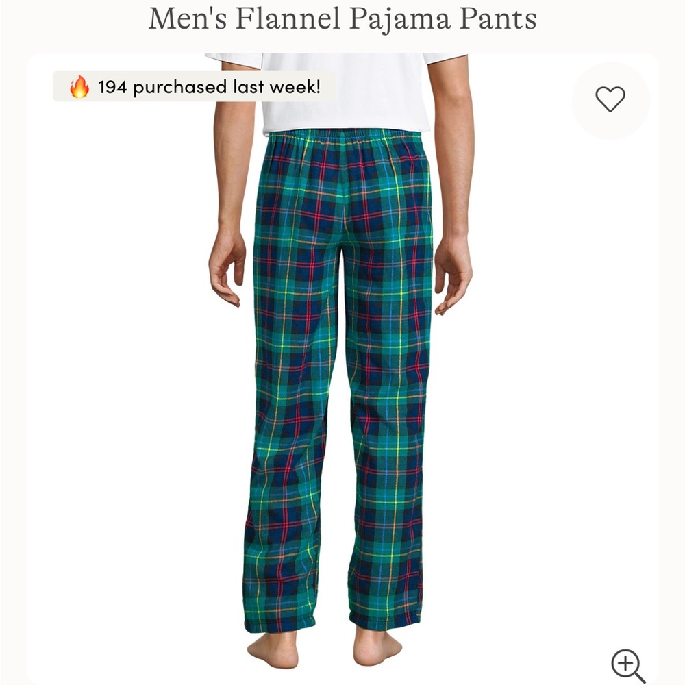 Lands' End Flannel Pajama Set - Picture 6 of 13